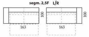 Coltar extensibil piele Ergo 2,5-E-1HT