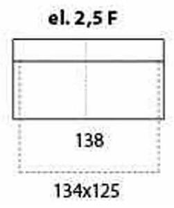 Coltar extensibil Basic din piele 2,5F-R