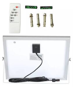Proiector solar LED reglabil 16W/3,2V 4000K IP65 cu telecomandă