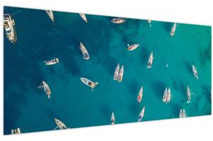 Tablou - Sailboats (120x50 cm)