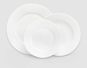 Set 6 farfurii de porțelan Bonami Essentials Imperio, alb