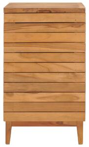 Coș de rufe, 40 x 40 x 70 cm, lemn masiv de tec