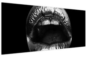 Tablou - Buze lucioase (120x50 cm)