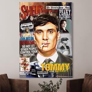 Tablou Canvas Premium LuxCanva® B1012, Peaky Blinders , Serial, Motivational, Gangsteri, Culori Vibrante