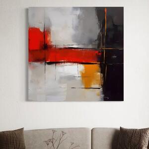 Tablou Canvas Premium LuxCanva® C1192, Culori Pictate Abstract , Culori, Decorativ, Living Room, Culori Vibrante