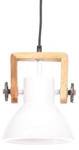 Lampă suspendată industrială, 25 W, alb, 19 cm, E27, rotund