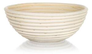 Banquet Tigaie rotundă pentru pâine Natural,diametru 21 x h. 7,5 cm, floare