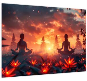 Tablou - Yoga în natură (70x50 cm)