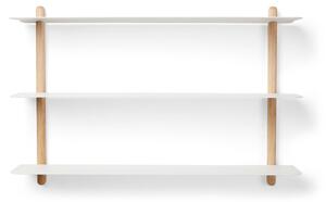 GEJST - Nivo Shelf A Light Stejar/Alb