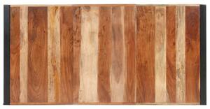 Masă de bucătărie, 160x80x75 cm, lemn masiv cu finisaj sheesham