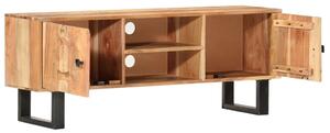 Comodă TV, 118 x 30 x 45 cm, lemn masiv de acacia