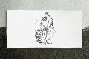Tablou sticla Desen de schițe