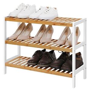 Raft pentru Pantofi Model Valentina, Natural, 70x26x55 cm