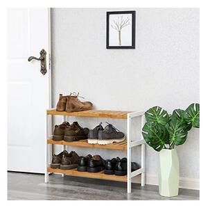 Raft pentru Pantofi Model Valentina, Natural, 70x26x55 cm