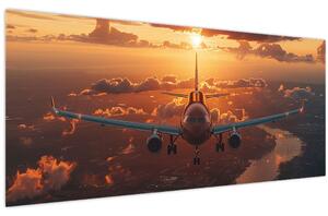 Tablou - Avion de transport (120x50 cm)