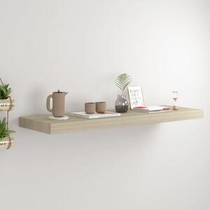 Raft de perete suspendat, stejar, 80x23,5x3,8 cm, MDF