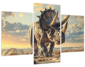 Tablou - Triceratops (90x60 cm)