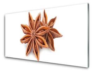 Panou sticla bucatarie Cinnamon Brown Floral