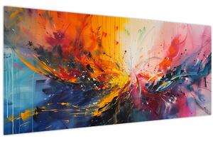 Tablou - Abstracție de culoare (120x50 cm)