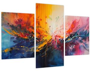 Tablou - Abstracție de culoare (90x60 cm)