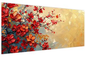 Tablou - Copac înflorit (120x50 cm)
