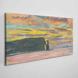 Tablou canvas Apus de soare de Claude Monet