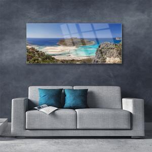 Tablou pe sticla Sea Beach Peisaj Maro Albastru