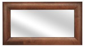 Oglinda pentru consola cu 1 sertar, Luvru, L.55 l.3 H.100, mdf/pal furniruit/sticla, maro