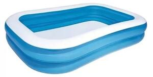 Piscina gonflabila Family Pool 201 x 150 x 51 cm cu 2 inele, dreptunghiulara XXL