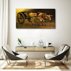 Tablou canvas Car și Boi Van Gogh