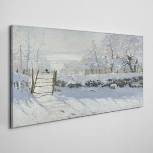 Tablou canvas Magpie Monet