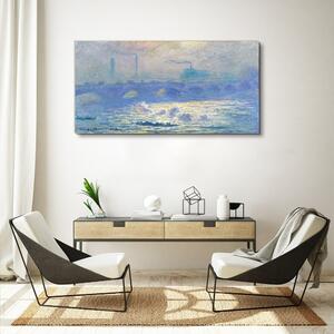 Tablou canvas Podul Waterloo Monet