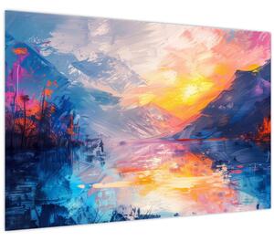 Tablou - Pictura peisajului (90x60 cm)