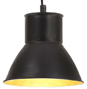 Lampă suspendată, negru, rotund, 17 cm, 25 W, E27
