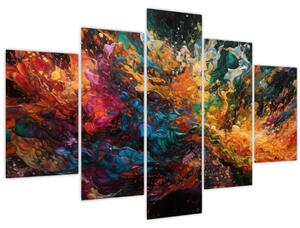 Tablou - Abstracția culorilor II. (150x105 cm)