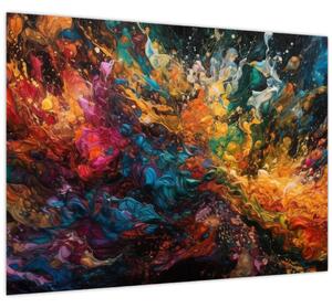 Tablou - Abstracția culorilor II. (70x50 cm)