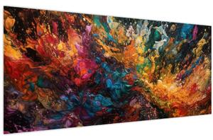 Tablou - Abstracția culorilor II. (120x50 cm)