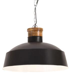 Lampă suspendată industrială, negru, 58 cm, E27