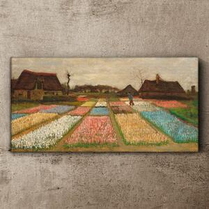 Tablou pe panza Câmpurile cu becuri Van Gogh