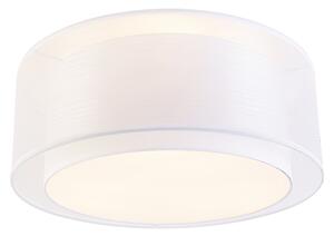 Plafoniera moderna alba 50 cm 3 lumini - Drum Duo