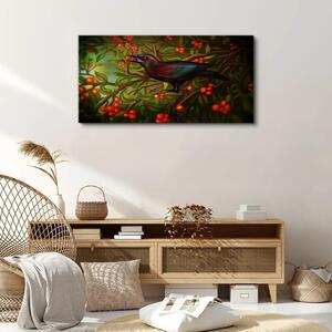 Tablou canvas ramuri frunze animale pasăre