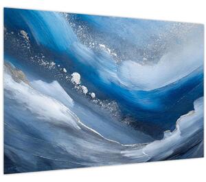 Tablou - Abstractizarea oceanului (90x60 cm)