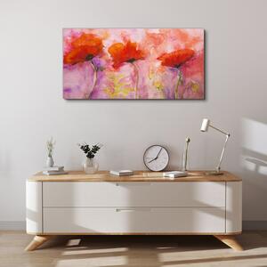 Tablou canvas Flori de maci roșii