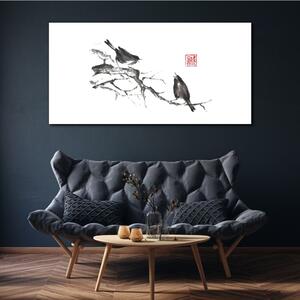 Tablou canvas ramuri animale păsări