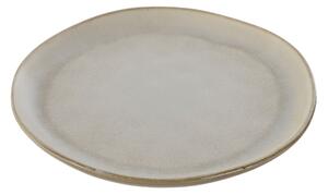 Farfurie desert Lolly din ceramica bej 20.3 cm