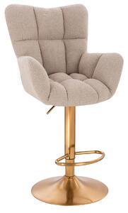 HR650W Latte Boucle Scaun Bază Aurie