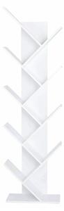 Biblioteca BAKI NEW TYP 1, alb, DTD laminat, 43x20x144 cm