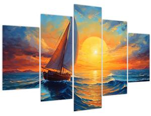 Tablou - Sailboats (150x105 cm)