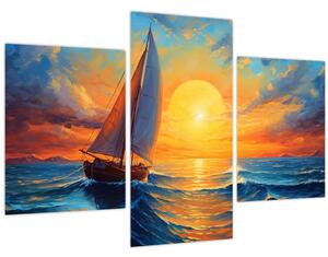 Tablou - Sailboats (90x60 cm)