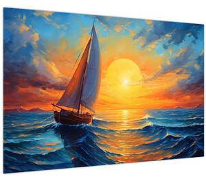 Tablou - Sailboats (90x60 cm)